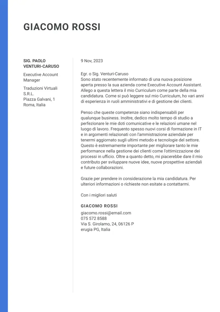 CV template Universal