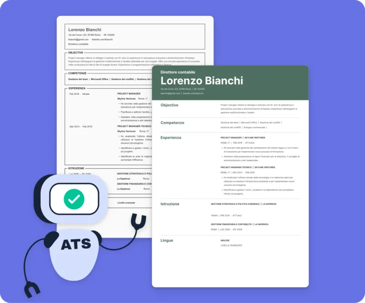 Modelli di CV compatibili ATS 
