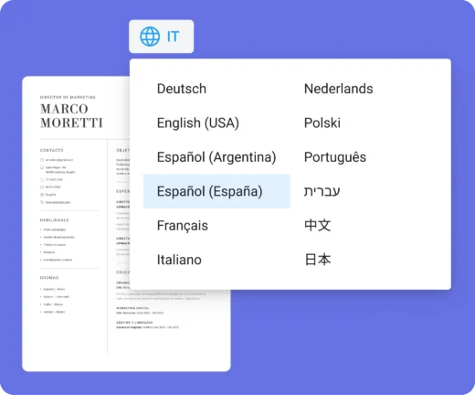 CV in diversi lingue grazie a onlinecv.it